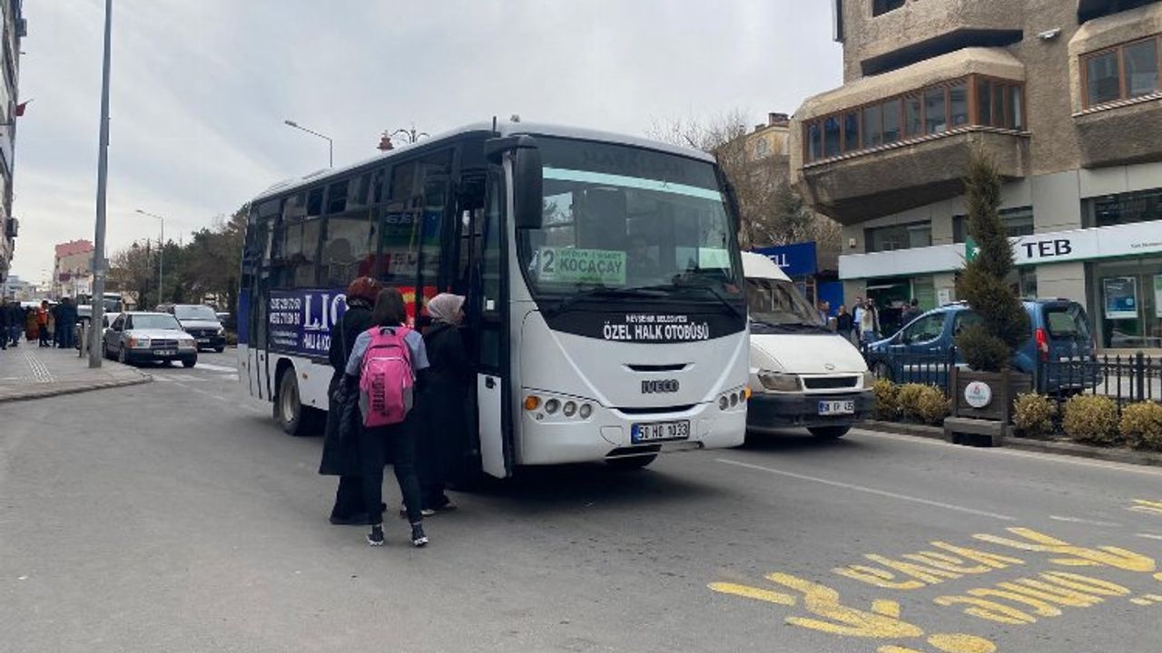 Nevşehir'de otobüs güzergahında değişiklik