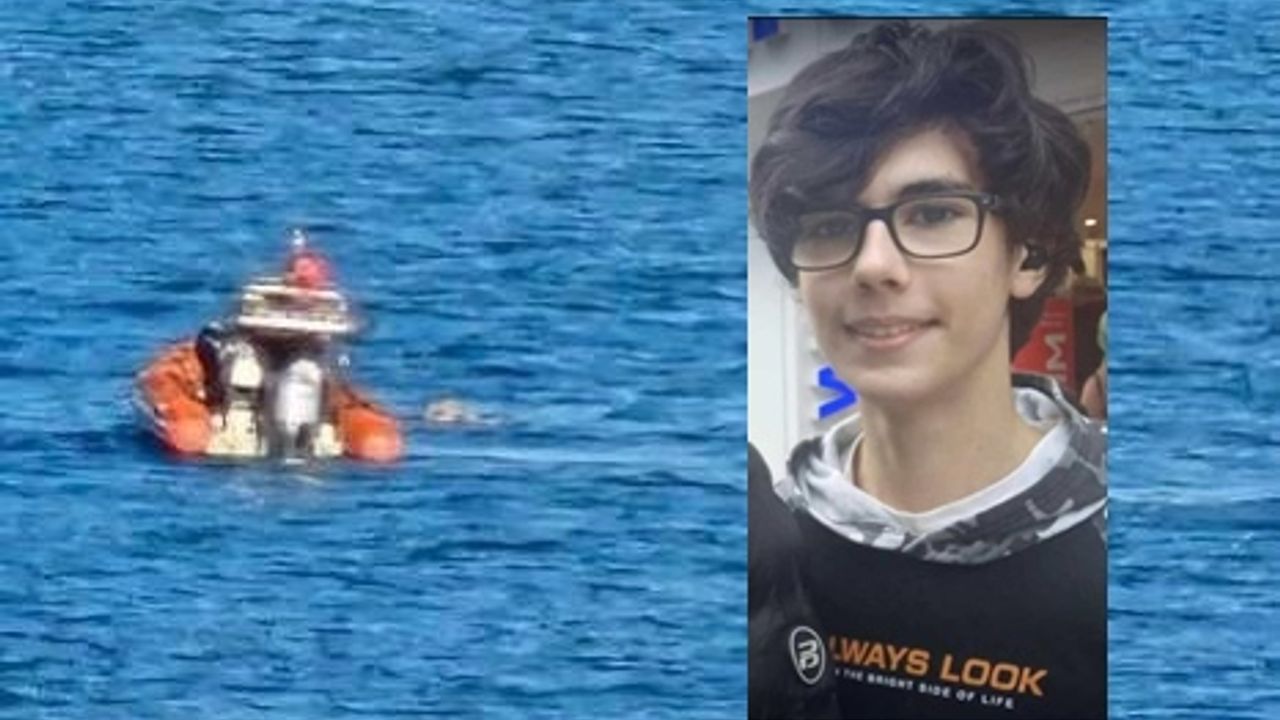 Denizde kaybolan 16 yaşındaki Ahmet Yusuf'tan acı haber