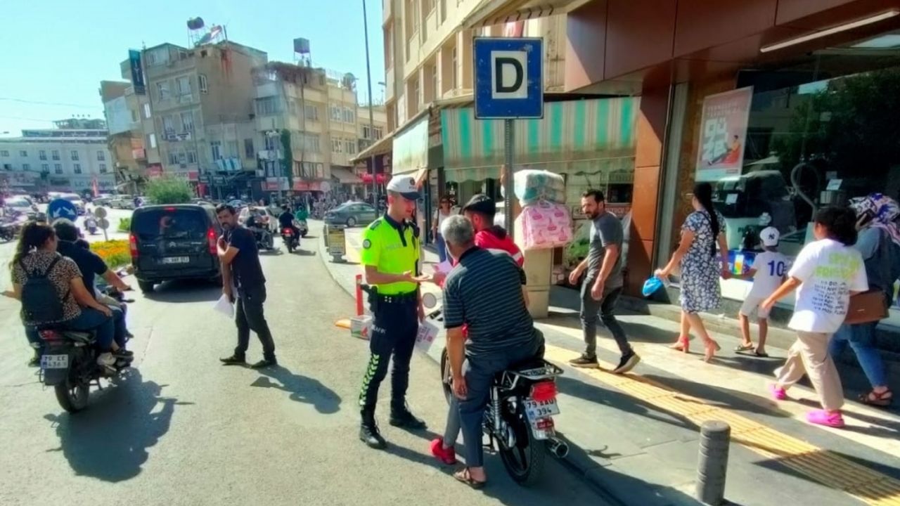 Kilis'te motosiklet denetimi