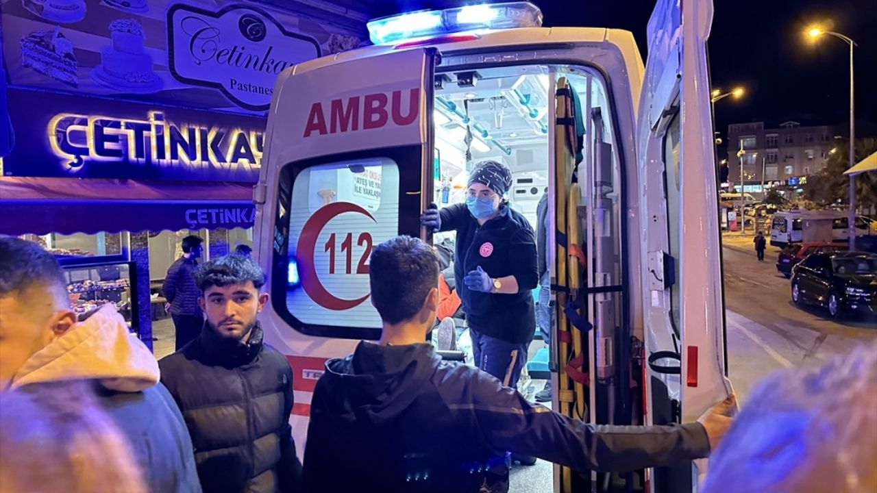 Sinop'ta polisten kaçarken araca çarpan motosikletin sürücüsü yaralandı