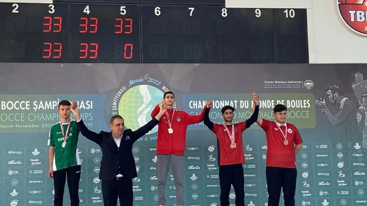 Alaçamspor  Bocce Takımı, Türkiye Şampiyonası'nda 2 madalya kazandı