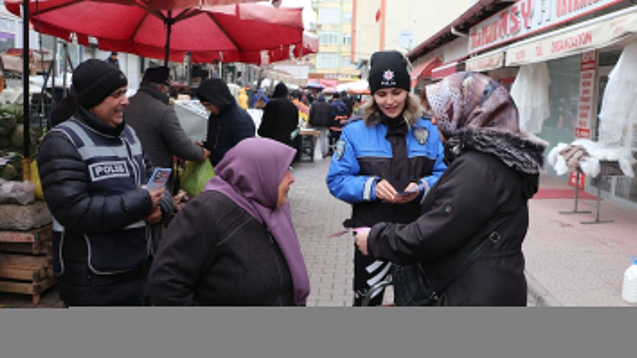 Havza'da polisten dolandırıcılık ve hırsızlık uyarısı