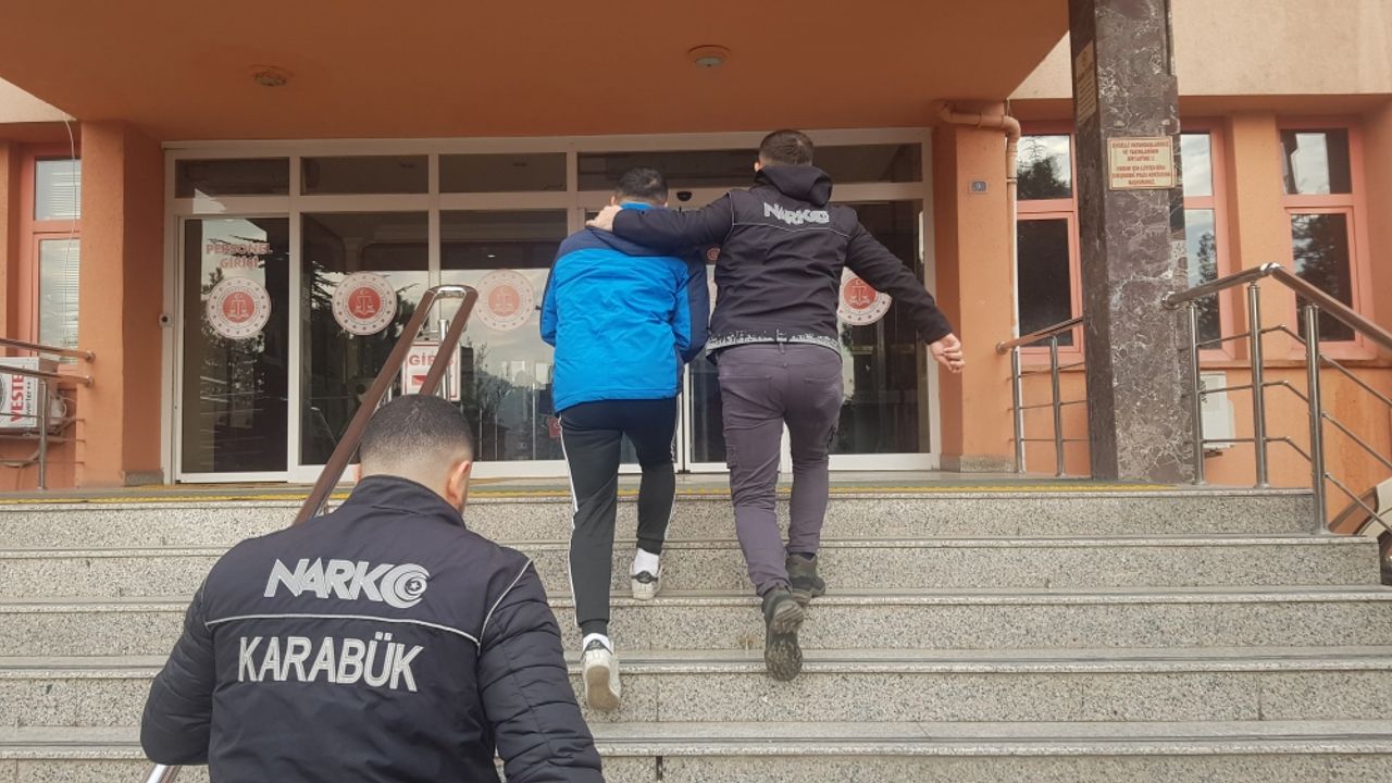 Karabük'te uyuşturucu operasyonunda gözaltına alınan zanlı tutuklandı