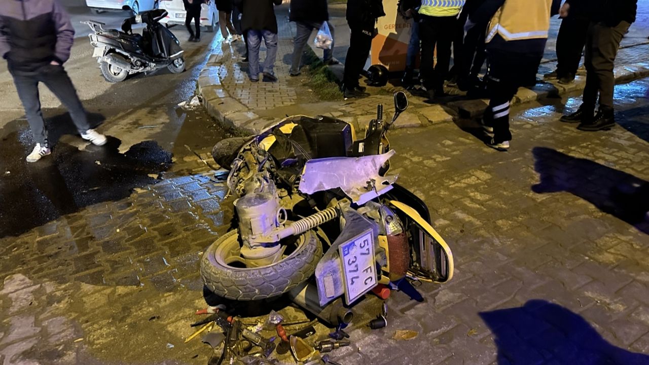Sinop’ta trafik kazasında 1 kişi yaralandı