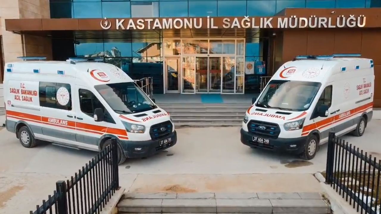 Kastamonu'ya iki yeni ambulans