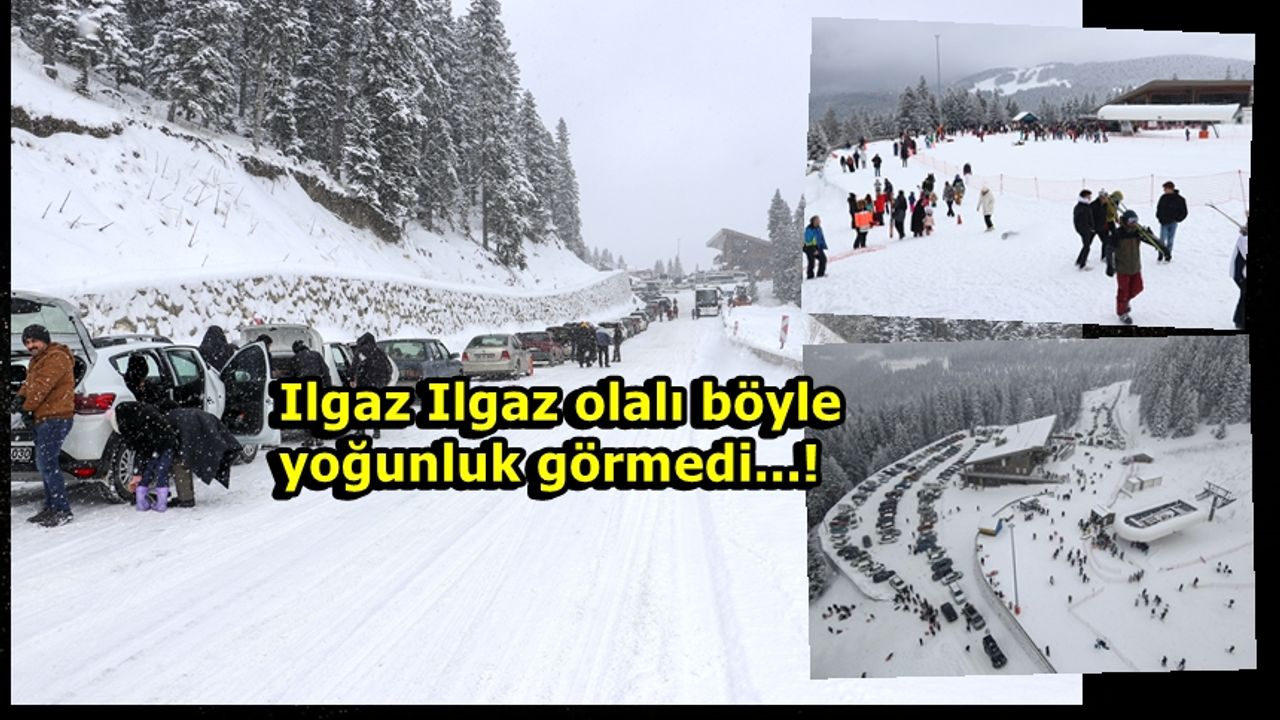 Kastamonulular, Ilgaz Dağı'ndaki Yurduntepe Kayak Merkezi'ne taşındı!