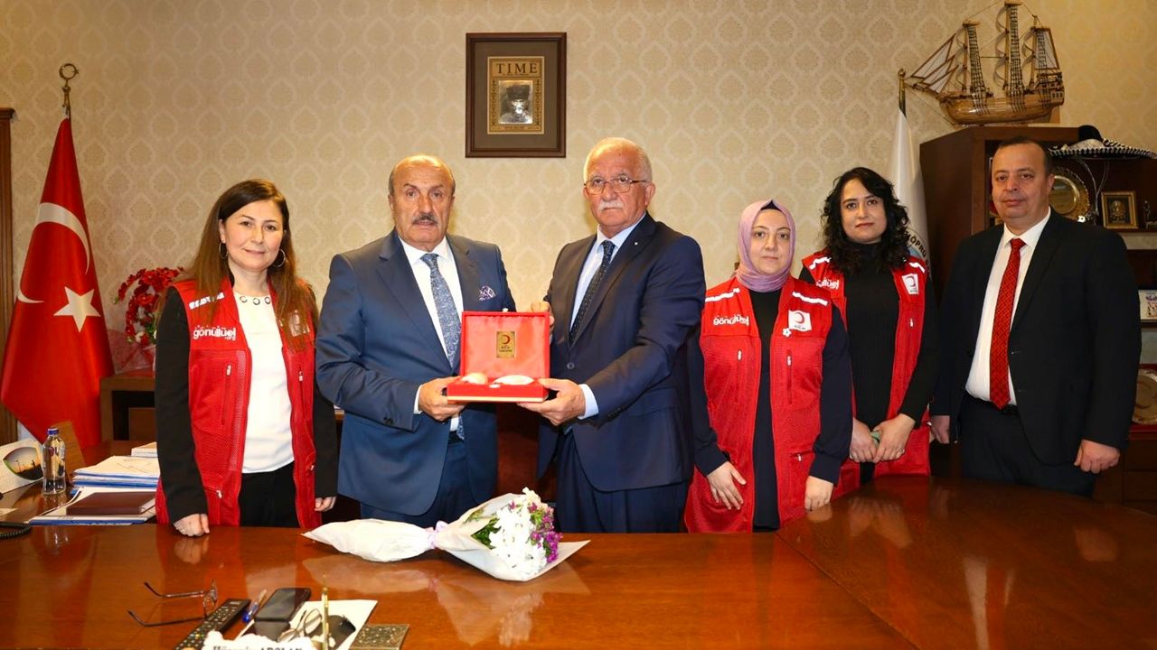 Türk Kızılay’dan Taşköprü Belediye Başkanı Arslan'a Ziyaret