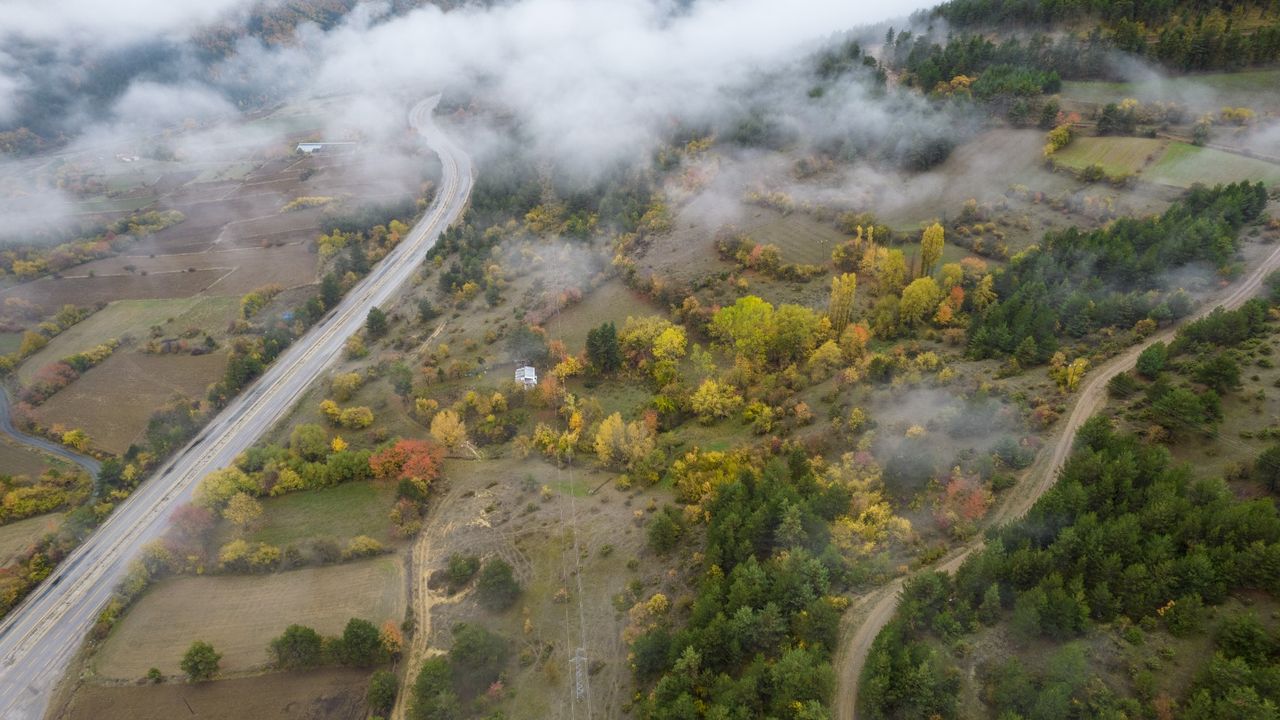 Ilgaz Dağı'nda büyüleyici manzaralar oluştu