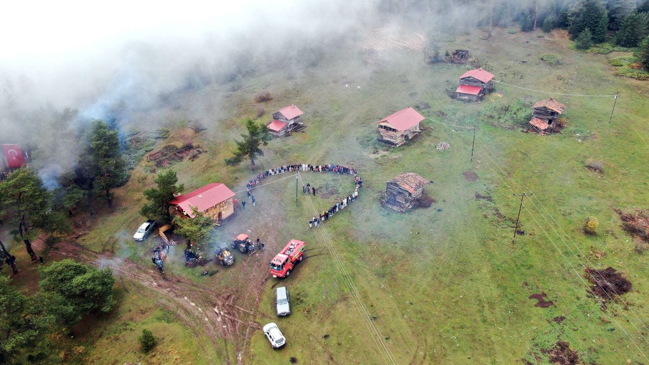 Kastamonu'nun eşsiz manzaralı yaylasında Cumhuriyet Bayramı coşkusu yaşandı!