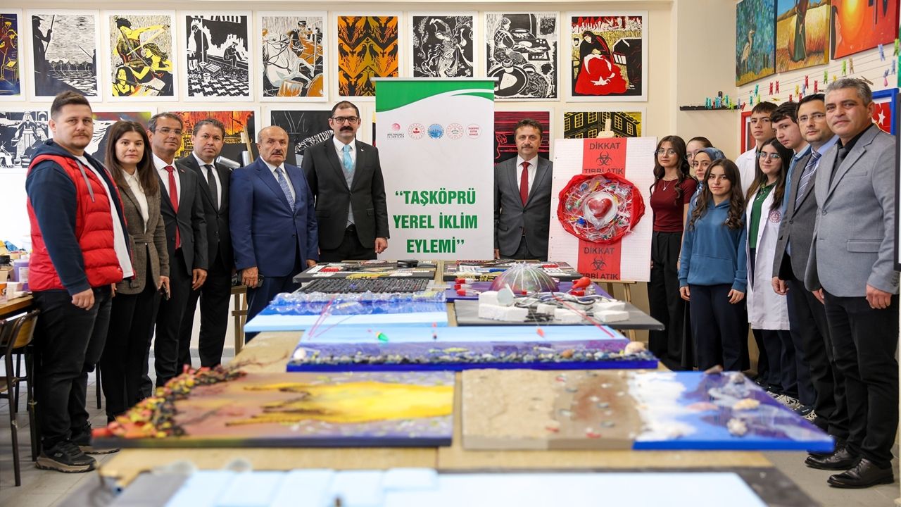 Taşköprü’de Sıfır Atık Resim Sergisi Hazırlıkları Sürüyor