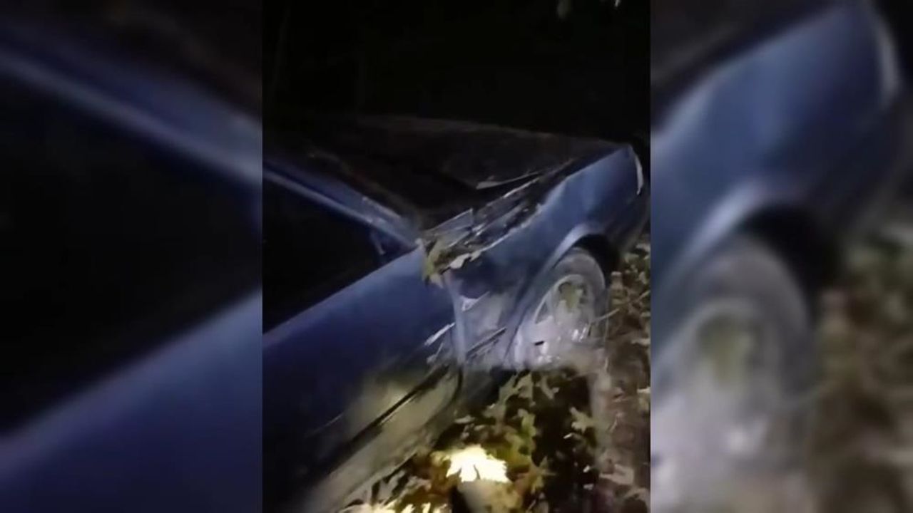Otomobil Şarampole Yuvarlandı: 3 Yaralı