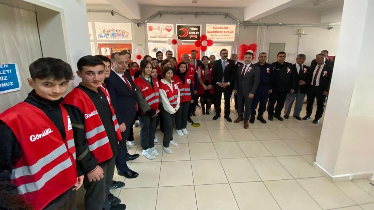 Taşköprü'de 'Kızılay Eğitim Sınıfı’ açıldı