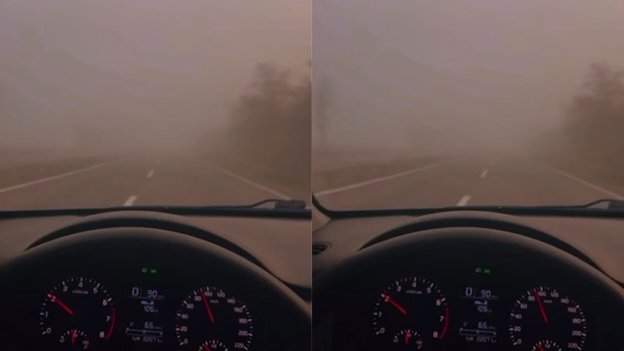 Taşköprü’de Yoğun Sis Etkili Oldu: Sürücüler Zor Anlar Yaşadı