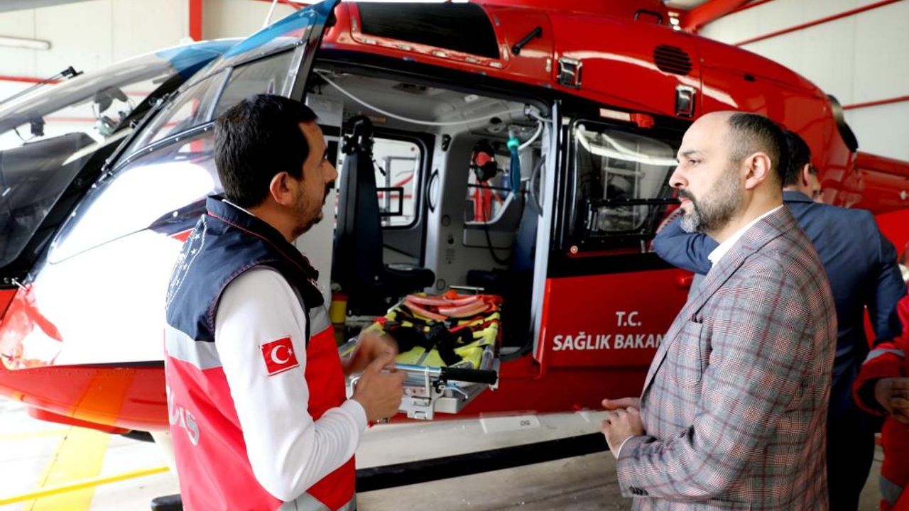 Yeni ambulans helikopter Kastamonu'ya da hizmet verecek