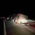 Kastamonu'da kamyonu devirdi: Mucize kurtuluş!