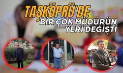 Taşköprü'de bir çok müdürün yeri değişti