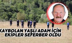 Kaybolan yaşlı adam için ekipler seferber oldu