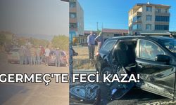 Germeç'te feci kaza!