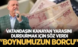 Vatandaşın kanayan yarasını durdurmak için söz verdi.. "Boynumuzun Borcu"