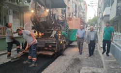 İzmir Karabağlar'da asfalt denetimi