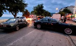 Alkollü sürücü lüks otomobile çarptı