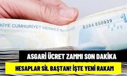 Asgari ücret zammı hesapları sil baştan! Yeni rakam kaç olacak?