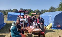 Kastamonu Kadın Derneği yangınzede aileleri unutmadı