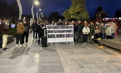 Bolu'da İsrail'in Gazze'ye yönelik saldırıları protesto edildi