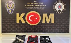 Erzincan'da silah kaçakçılığı operasyonunda 4 şüpheli yakalandı