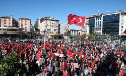 İsrail'in Filistin'e saldırıları Orta ve Doğu Karadeniz'de protesto edildi