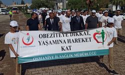 Osmaniye'de sağlıklı yaşam için yürüyüş düzenlendi