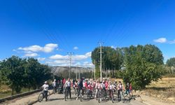 Seben'de "100. Yıl Bisiklet Turu" düzenlendi