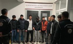 Kastamonu’da 9 düzensiz göçmen yakalandı