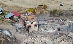 Kastamonu'da 47 evin küle döndüğü yangın havadan görüntülendi!