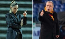 Topuklu ayakkabılarıyla adeta bir ''dişi Fatih Terim!''