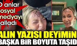 ''Alnının yazısı''nı alnına taşıdı!