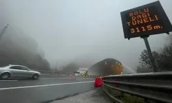 Heyelan riski nedeniyle Bolu Dağı Tüneli'nin o yönü trafiğe kapatıldı!