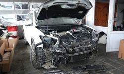 Kastamonu’da buzlanma sebebiyle 500'ün üzerinde araç hasar aldı!