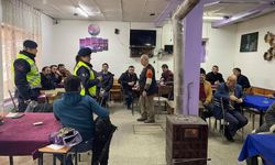 Kastamonu'daki kahvehanede 'Trafik' dersi