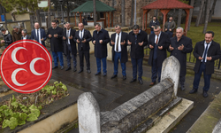 MHP Taşköprü Belediye Başkan Adayı Yıldıran Yüksel;  Seçim startını Şeyh Hüsamettin Çoban Türbesi’nden verdi!