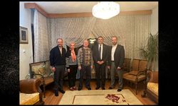 MHP'nin efsane başkanı Topçuoğlu'na CHP'den ziyaret