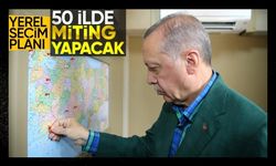 Cumhurbaşkanı Erdoğan 50 ilde miting yapacak