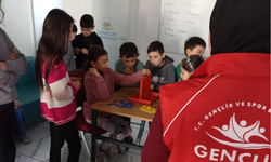 Taşköprü Gençlik Merkezi'nde çocuklar akıl ve zeka turnuvasında buluştu!