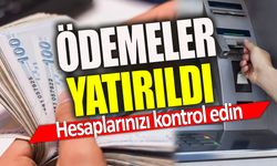 Ödemeler yatırıldı! Hesaplarınızı kontrol edin