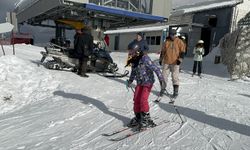 Ilgaz Kayak Merkezi'nde kar kalınlığı 35 santimetre
