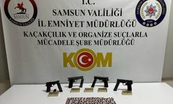 Samsun'da silah kaçakçılığı operasyonunda 2 kişi yakalandı