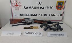 Samsun'da silah kaçakçılığı operasyonunda 2 zanlı gözaltına alındı