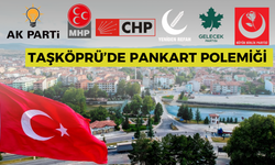 Taşköprü’de Pankart Polemiği