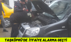 Taşköprü’de  İtfaiye Alarma Geçti