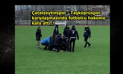 Futbolcu hakemin burnunu kırdı: Olaylı maç Çatalzeytin-Taşköprüspor karşılaşmasında yaşandı